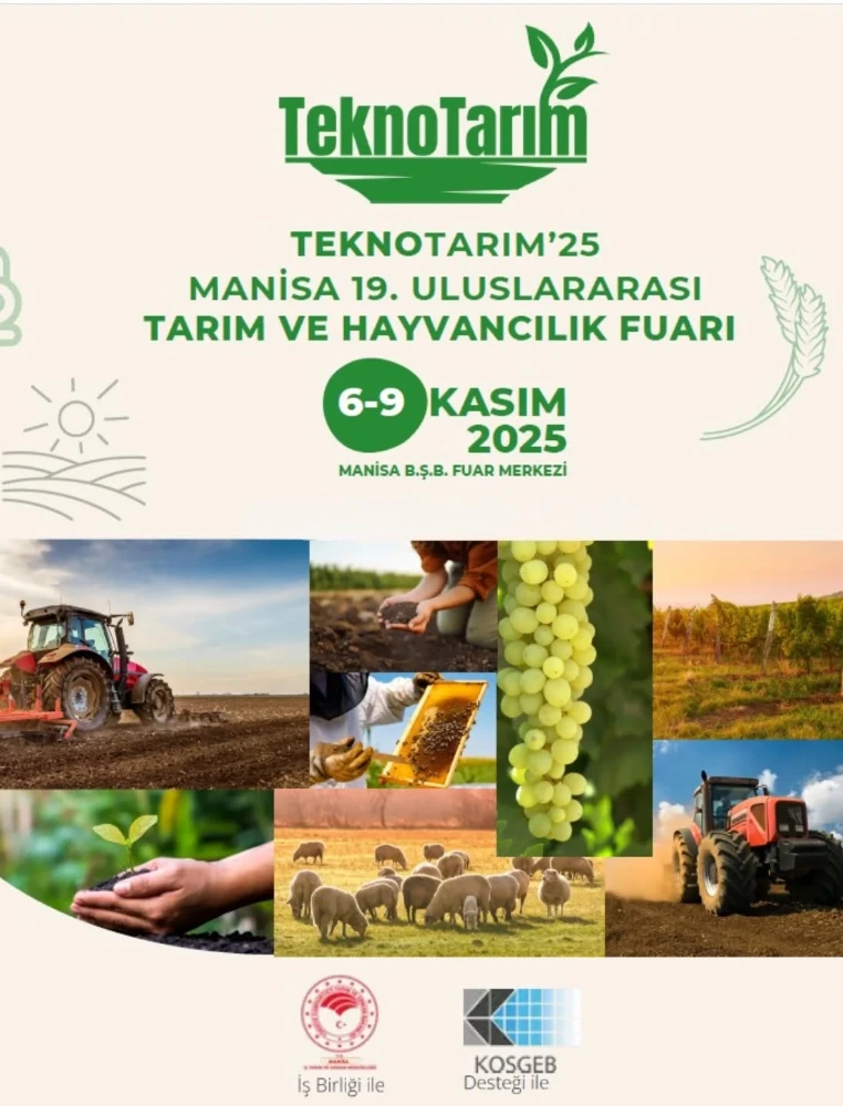 19. Manisa Tarım ve Hayvancılık Fuarı 6 Kasım’da Kapılarını Açıyor