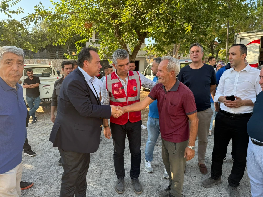 Başkan Dutlulu, Soma’daki Orman Yangınını Yerinde İnceledi